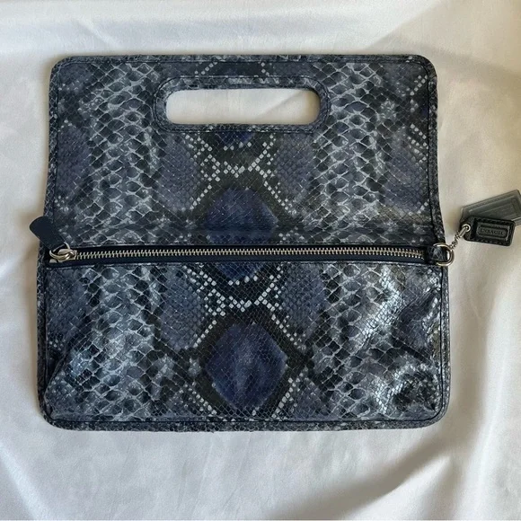 Coach Snake Print Clutch - Picture 3 of 7